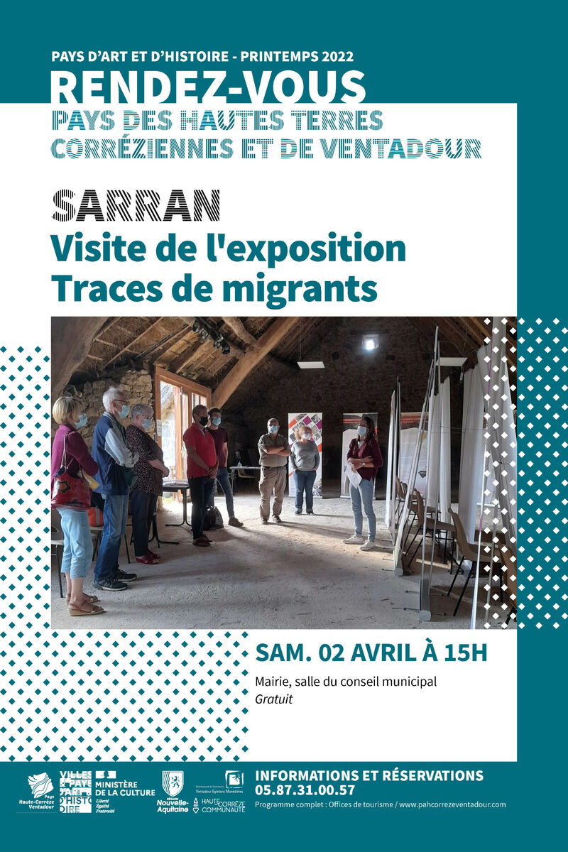 2022 Affiche sarran visite expo web