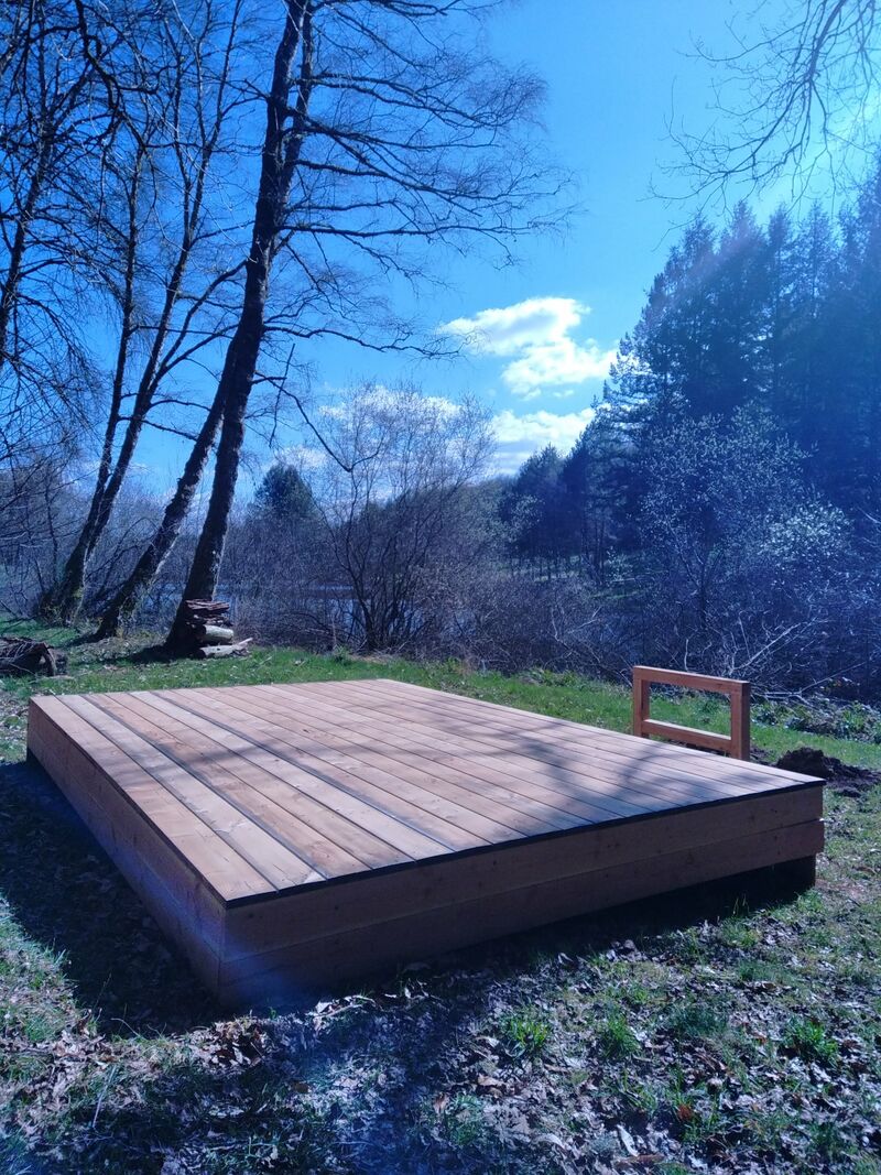 Nouvelle aire de bivouac à l'Étang de la Tine !