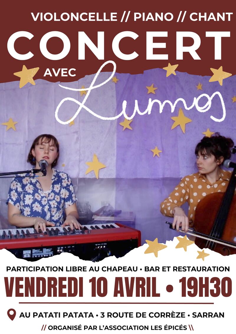 SOIRÉE CONCERT AVEC LUMOS