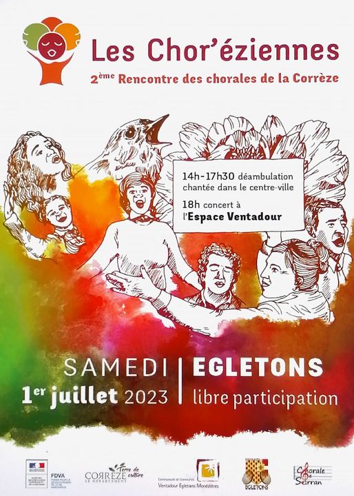 Affiche Les 2ème Chor'éziennes !