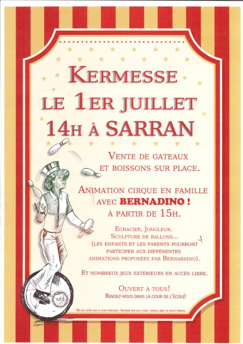 Kermesse de l'école